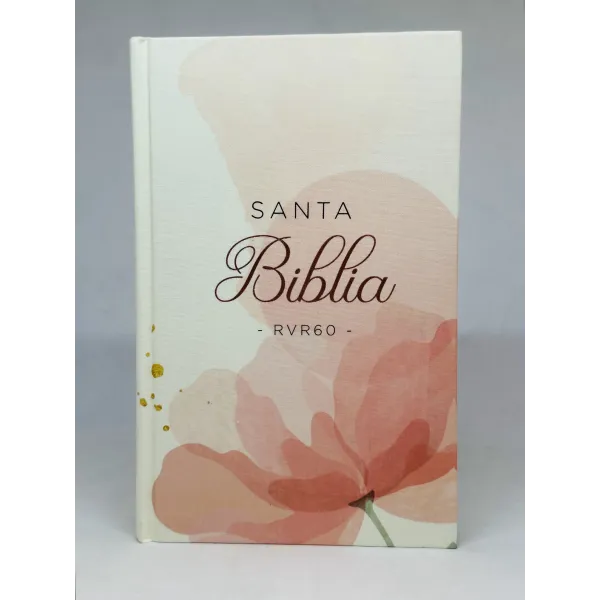 RVR 1960 Biblia Letra Grande Tela Flor Rosas Reina Valera 1960