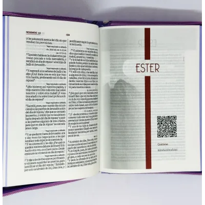 Biblia Tamaño 025 lila [Biblia] RVR Canto Lavanda Cierre