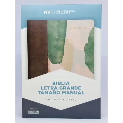 Biblia NVI/Letra Grande/Tamaño Manual/Simil Piel/Multicolor Biblia NVI/Letra Grande/Tamaño Manual/Simil Piel/Multicolor