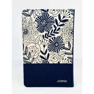 Biblia RVR60/Compacta/Letra Grande/(10)/Azul Floral Biblia RVR60/Compacta/Letra Grande/(10)/Azul Floral