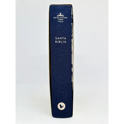 Biblia RVR60/Compacta/Letra Grande/(10)/Azul Floral Biblia RVR60/Compacta/Letra Grande/(10)/Azul Floral