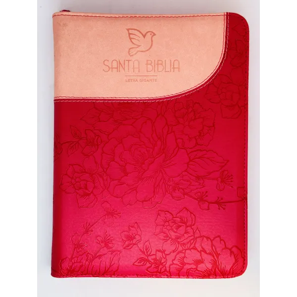 Biblia/RVR086cZTILGi /Fucsia Rosa/Indice Letra Gigante