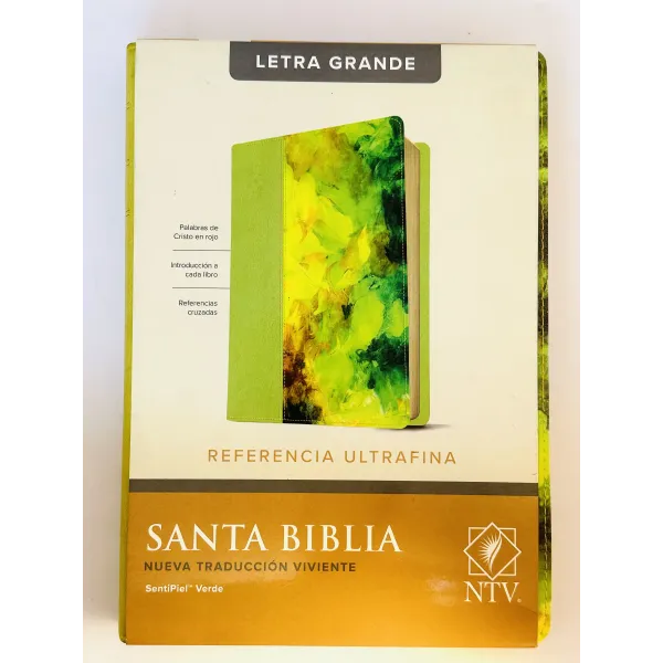 Biblia NTV/Edicion De Referencia/Letra Grande/Verde [Biblia]