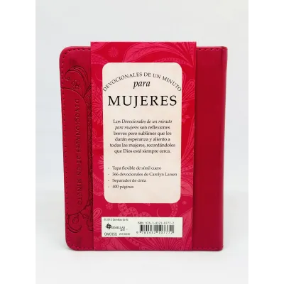 Devocionales De Un Minuto Para Mujeres/Cuero/Rojo Devocionales De Un Minuto Para Mujeres/Cuero/Rojo
